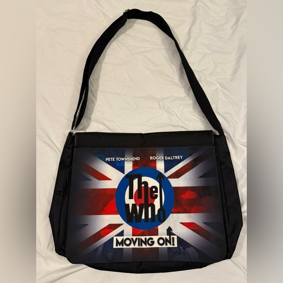 None Other - The Who - Classic Tour Memorabilia - Black Canvas Messenger Bag
